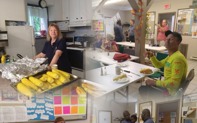 Invitation des hommes par le groupe de femmes